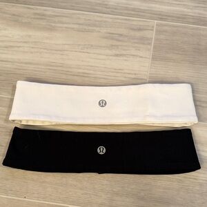 lululemon athletica White and Black Headbands